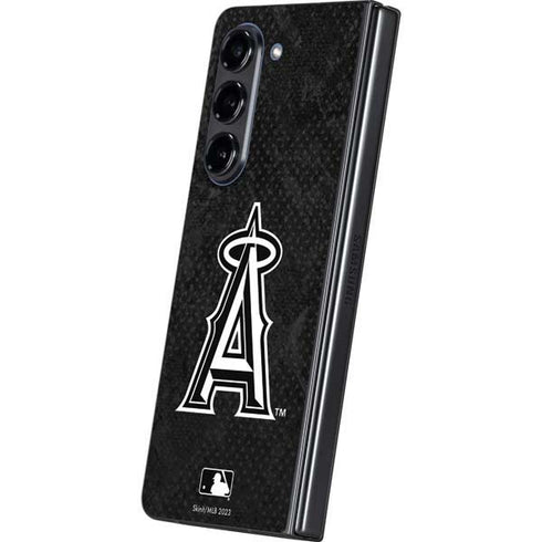 MLB Los Angeles Angels Dark Wash Galaxy Z Fold5 5G Skin